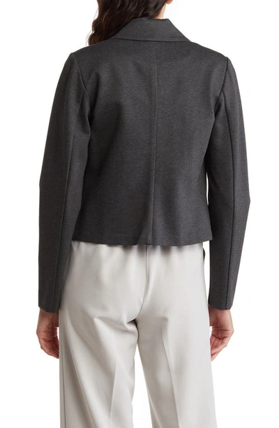 By Design Kim Crop Utility Blazer In Charcoal Heather