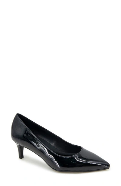 Shop Reaction Kenneth Cole Bexx Pointed Toe Pump In Black Patent
