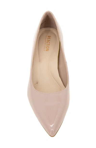 Shop Reaction Kenneth Cole Bexx Pointed Toe Pump In Latte Patent