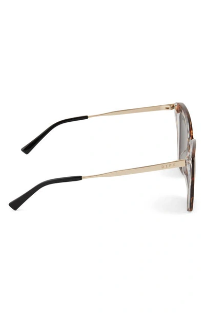 Shop Diff Becky Ii 57mm Polarized Cat Eye Sunglasses In Grey