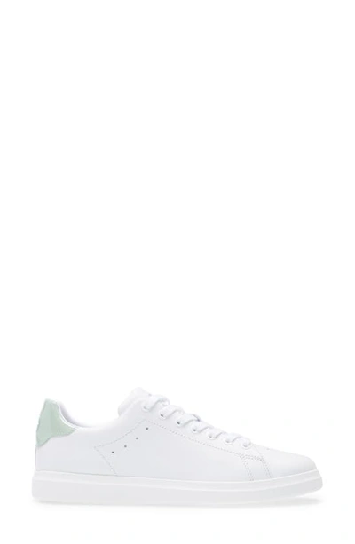 Shop Tory Burch Howell Court Sneaker In Mint Chip/ Titanium White
