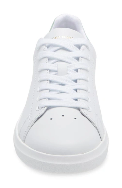 Shop Tory Burch Howell Court Sneaker In Mint Chip/ Titanium White