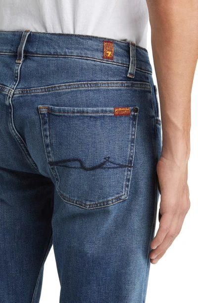 7 For All Mankind Mistral Jeans Whiskering Effect In Gasp