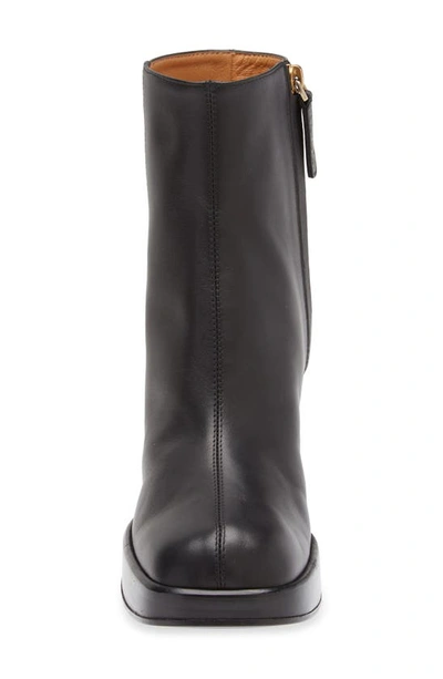 Tod's Platform Block Heel Booties In Black