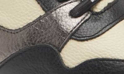 Wonders Colorblock Platform Sneaker In Black Cream Combo