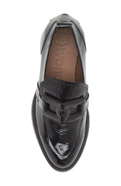 Shop Wonders Loafer Pump In Black Patent Leather