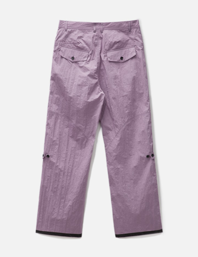Shop Andersson Bell Crack Nylon Inside-out Pants In Purple