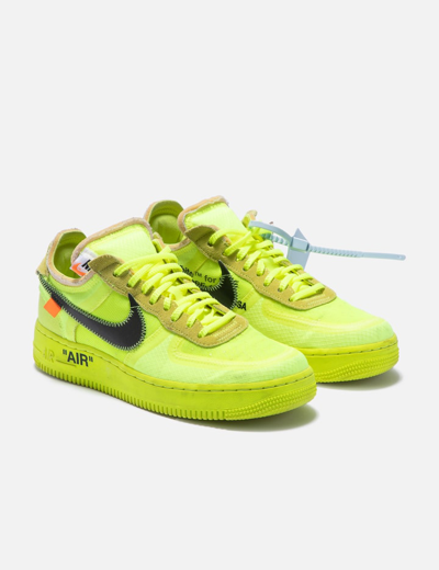 Shop Nike X Off White Air Force 1 In Yellow