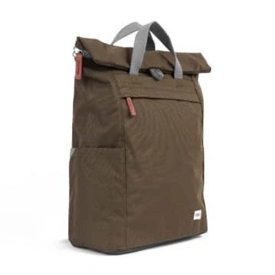 Shop Roka Back Pack Finchley A Large In Recycled Sustainable Canvas In Moss