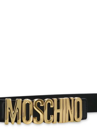 Shop Moschino Belts Black