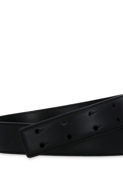 Shop Moschino Belts Black
