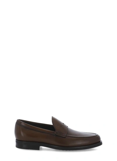 Shop Tod's Flat Shoes Brown