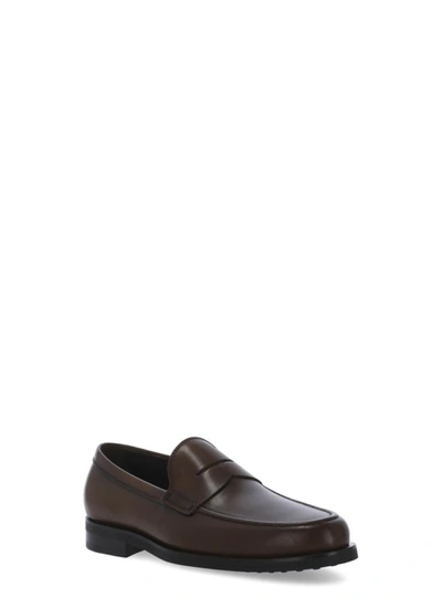 Shop Tod's Flat Shoes Brown