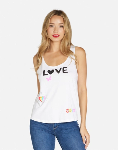Lauren Moshi Magnolia #1 Love Rainbow Lip In White