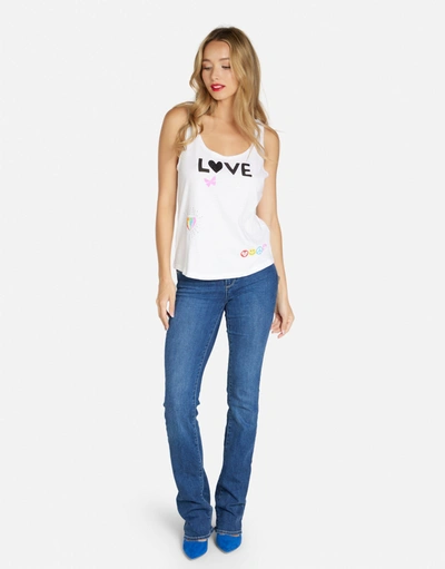 Lauren Moshi Magnolia #1 Love Rainbow Lip In White