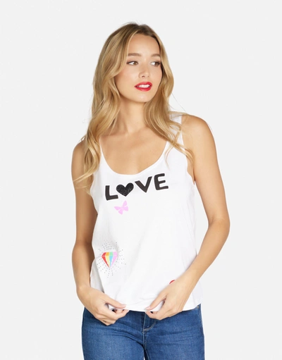 Lauren Moshi Magnolia #1 Love Rainbow Lip In White