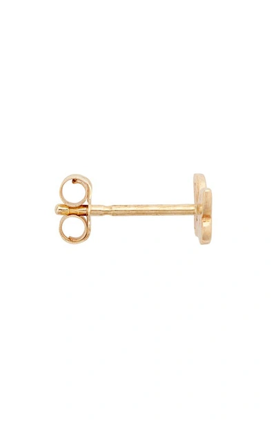 Anzie Mini Diamond Butterfly Stud Earrings In Gold