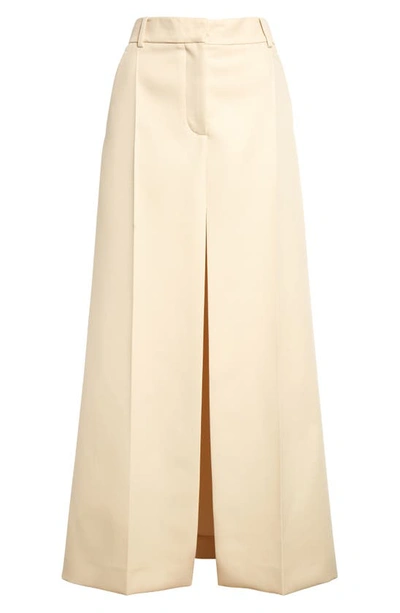 Shop Stella Mccartney Straight Maxi Skirt In 9541 Butter