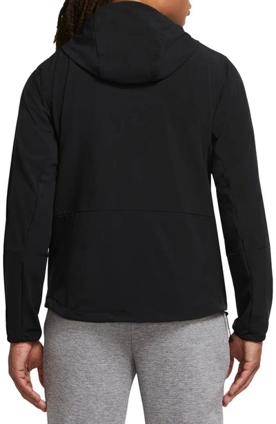 Shop Nike Repel Unlimited Dri-fit Hooded Jacket In Black/ Black/ Black