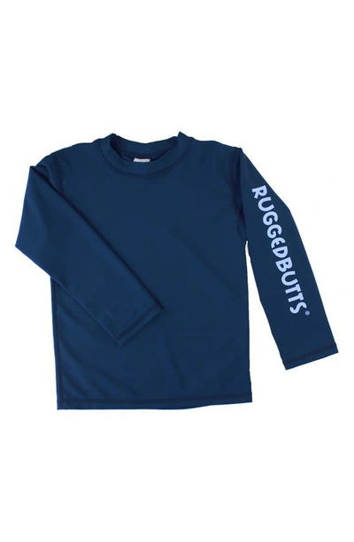 Ruggedbutts Logo Two-piece Rashguard Swimsuit In Blue