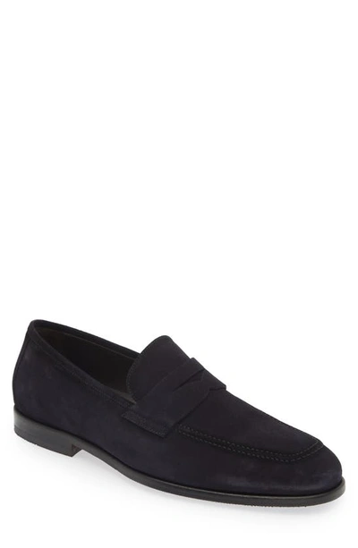 Shop To Boot New York Ronny Penny Loafer In Softy Blu Aero