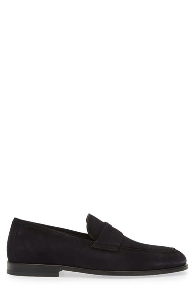 Shop To Boot New York Ronny Penny Loafer In Softy Blu Aero