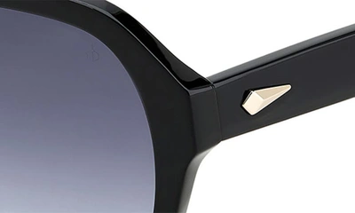 Rag & Bone 53mm Gradient Square Sunglasses In Black