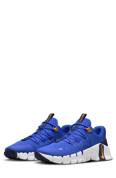 Shop Nike Free Metcon 5 Training Shoe In Racer Blue/ White/ Obsidian