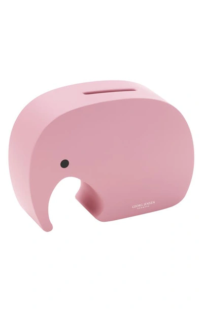 Georg Jensen Miniphant Money Box In Pink