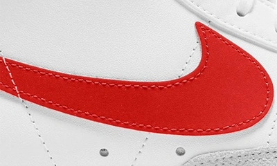 Shop Nike Blazer Mid '77 Sneaker In White/ Habanero Red-sail