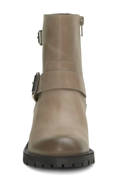 Shop Lucky Brand Taini Bootie In Silver Cloud Belgum
