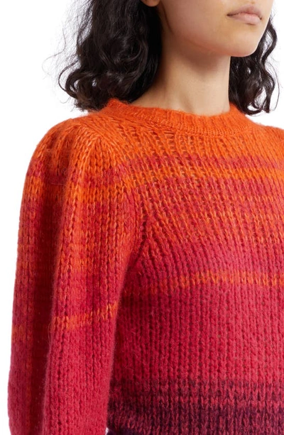 Shop Ulla Johnson Rosalia Ombré Sweater In Agate