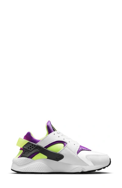 Shop Nike Air Huarache Sneaker In White/ Neon Yellow/ Magenta