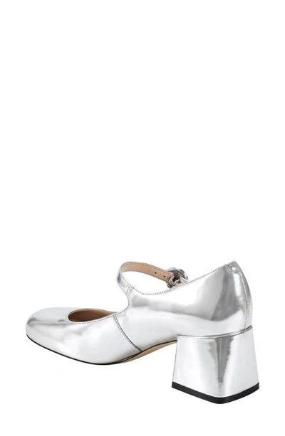 Shop Marc Fisher Ltd Nessily Mary Jane Pump In Silver