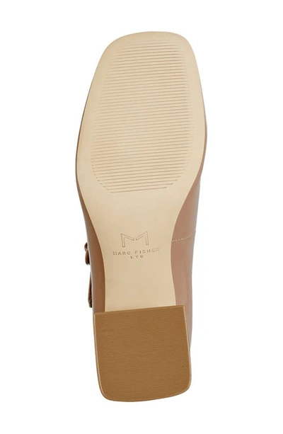Shop Marc Fisher Ltd Nessily Mary Jane Pump In Light Natural