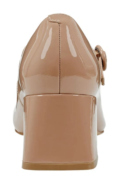 Shop Marc Fisher Ltd Nessily Mary Jane Pump In Light Natural