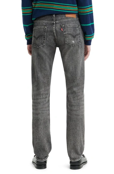 Shop Levi's 501® Original Ripped Straight Leg Jeans In Black Sand Beach Dx