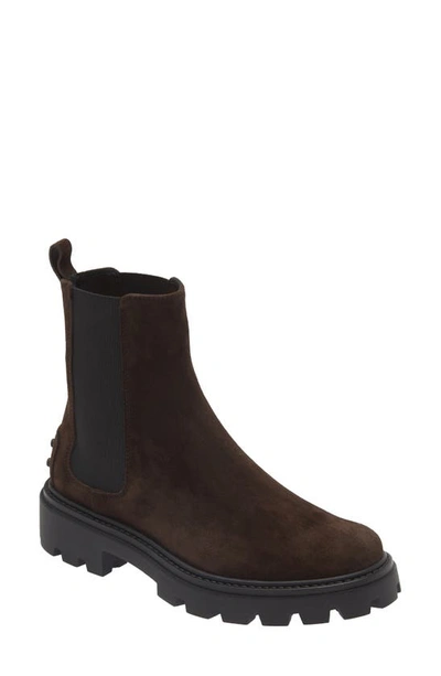 Shop Tod's Gomma Chelsea Boot In Sonia