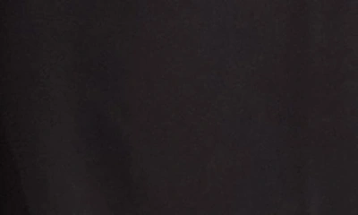 Shop Tommy Hilfiger Tie Front Button-down V-neck Long Sleeve Dress In Black