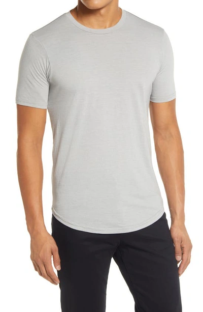 Shop Goodlife Triblend Scallop Crew T-shirt In Quarry