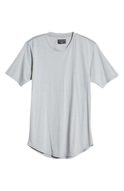 Shop Goodlife Triblend Scallop Crew T-shirt In Quarry