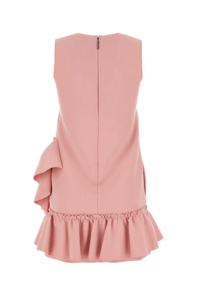 Shop Msgm Dress In Pink
