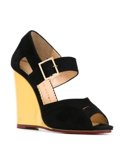Shop Charlotte Olympia 'marcella 110' Sandals - Black