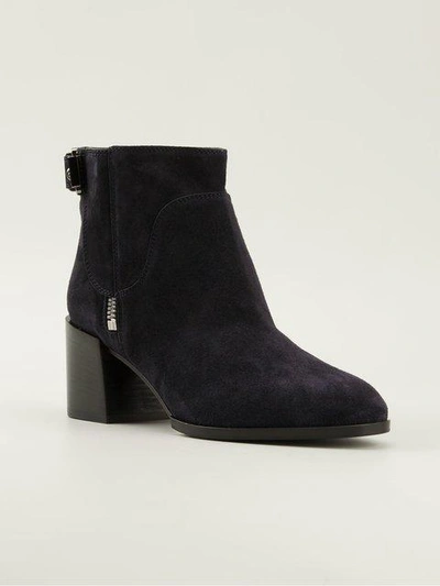 Shop Sergio Rossi Buckled Ankle Boots
