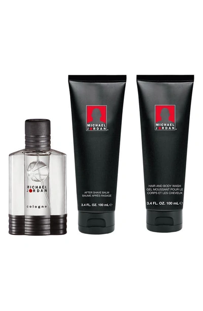 Shop Michael Jordan Eau De Toilette, After Shave Balm & Body Wash 3-piece Set