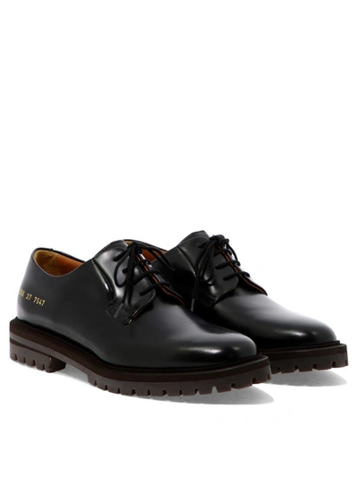 Shop Common Projects "derby" Lace-up Shoes In Black