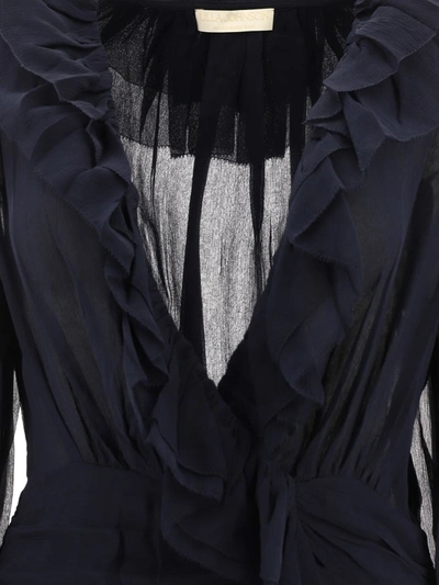 Shop Ulla Johnson "sara" Dress In Black