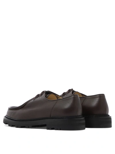 Shop Bode "university" Derby Shoes In Brown