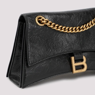 Shop Balenciaga Crush Chain Bag In Black