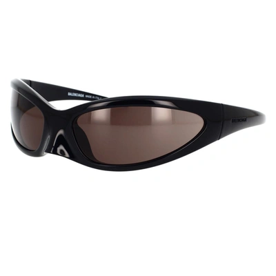 Balenciaga Women's 80mm Shield Sunglasses In Yellow